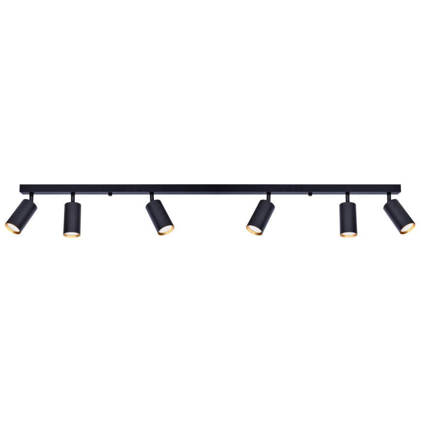 Brilagi - Oświetlenie punktowe SELE 6xGU10/30W/230V czarne/złote