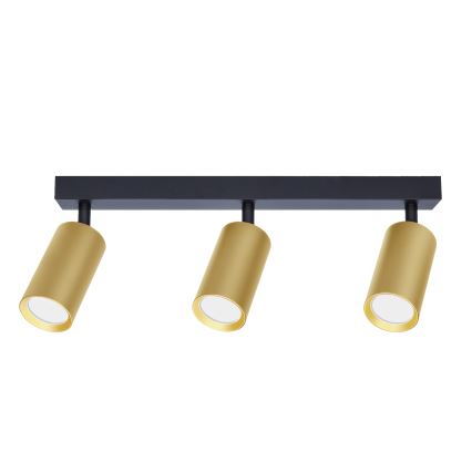 Brilagi - Oświetlenie punktowe SELE GOLDEN 3xGU10/30W/230V czarny/złoty
