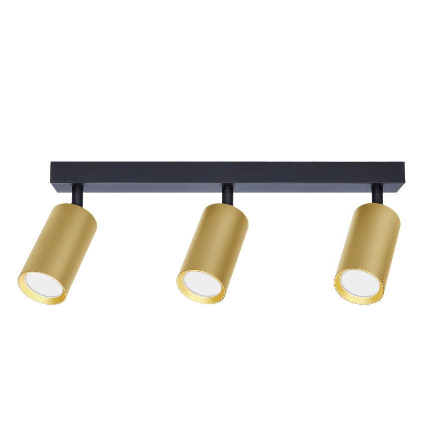 Brilagi - Oświetlenie punktowe SELE GOLDEN 3xGU10/30W/230V czarny/złoty