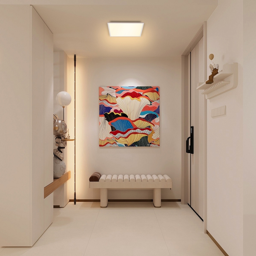 Brilagi - LED Plafon ściemnialny SLIMFRAME LED/25W/230V 30x30 cm 3000-6000K biały + pilot zdalnego sterowania