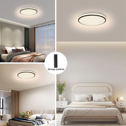 Brilagi - LED Plafon ściemnialny SMART LED/28W/230V 3000-6000K śr. 35 cm Wi-Fi Tuya + pilot zdalnego sterowania