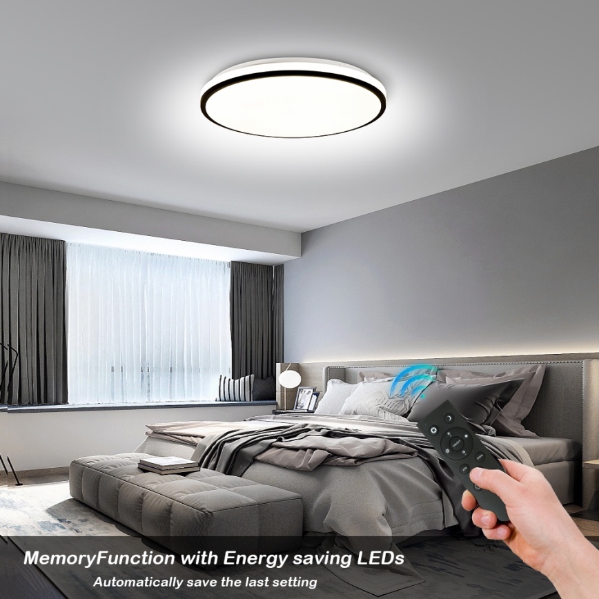 Brilagi - LED Plafon ściemnialny SMART LED/28W/230V 3000-6000K śr. 35 cm Wi-Fi Tuya + pilot zdalnego sterowania