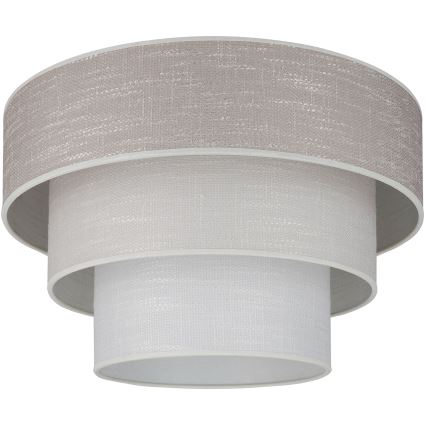 Brilagi - Plafon ALASKA LUNETA 1xE27/15W/230V śr. 45 cm szary/kremowy