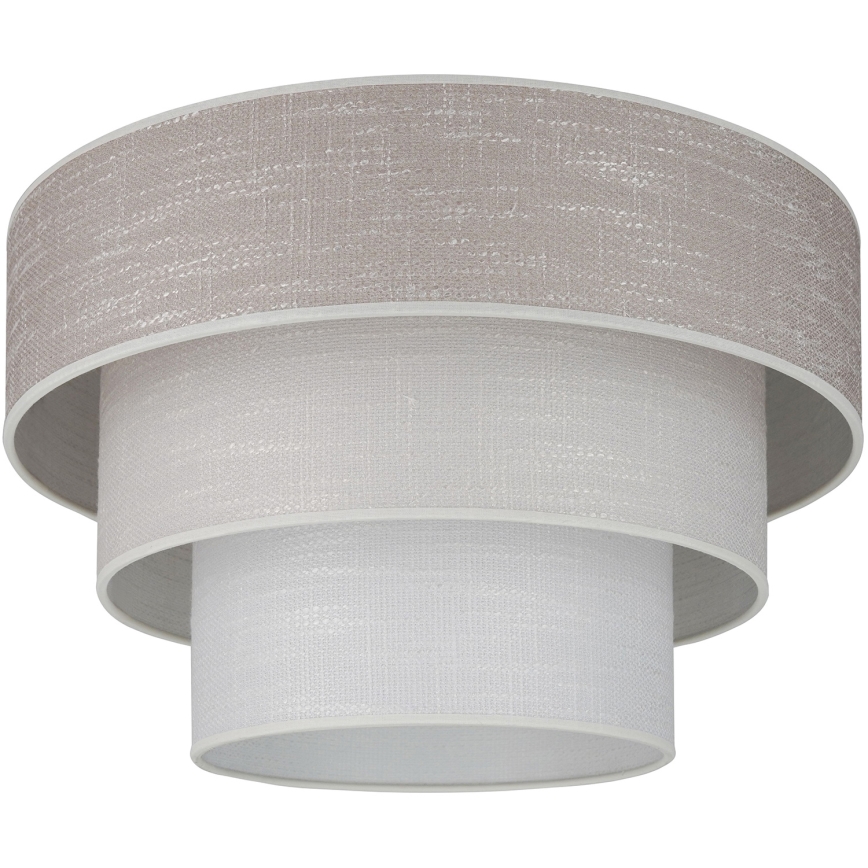 Brilagi - Plafon ALASKA LUNETA 1xE27/15W/230V śr. 45 cm szary/kremowy