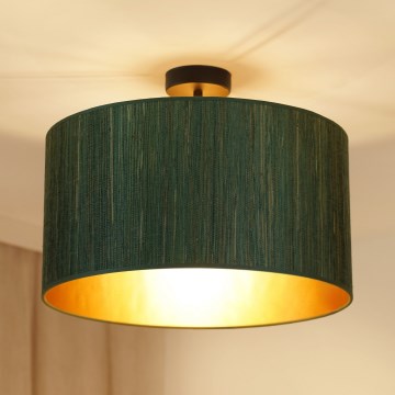Brilagi - Plafon BOSTON ROLLER 1xE27/15W/230V śr. 45 cm słoma zielona/złota