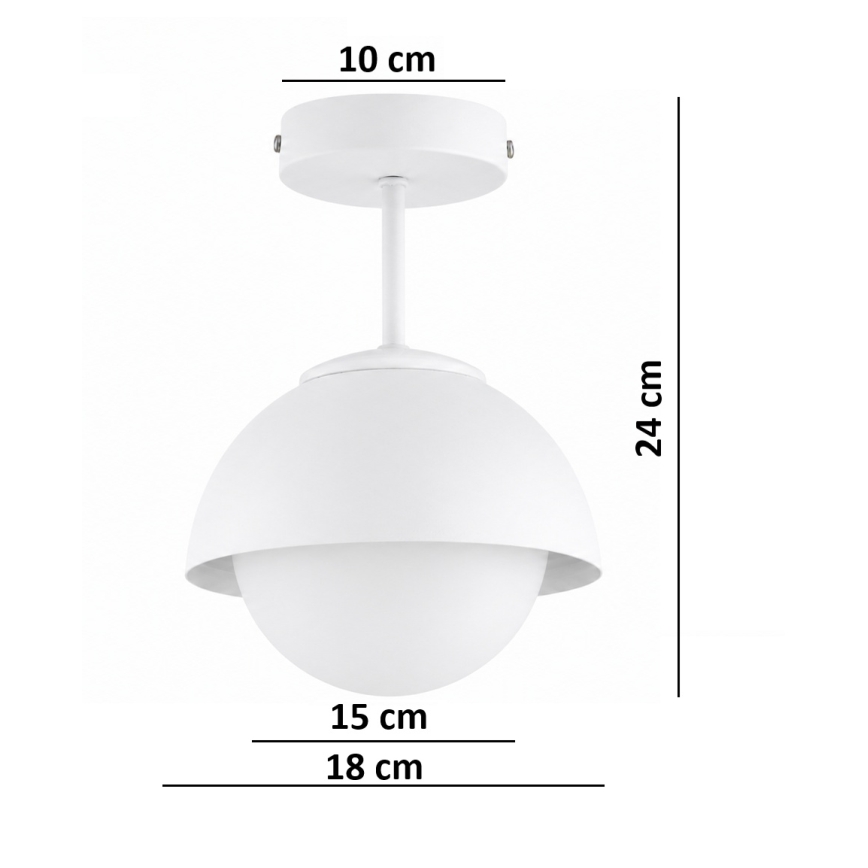 BRILAGI - Plafon COSMO 1xE27/60W/230V biały/złoty