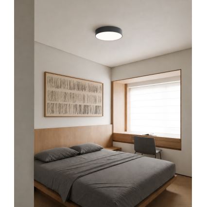Brilagi - Lampa sufitowa łazienkowa CLARE 4xE27/24W/230V śr. 50 cm antracyt IP54