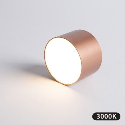 BRILAGI - Lampa sufitowa do łazienki FORIS LED/9W/230V śr. 9 cm brązowa IP44 CRI 90