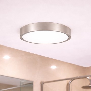 Brilagi - Plafon łazienkowy LED POOL LED/24W/230V 3000/4000/5500K śr. 30 cm IP54 matowy chrom