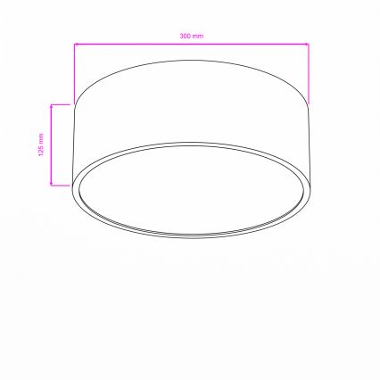 Brilagi - Plafon łazienkowy POOL 2xE27/15W/230V śr. 30 cm IP54 beżowy