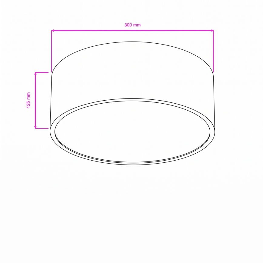 Brilagi - Plafon łazienkowy POOL 2xE27/15W/230V śr. 30 cm IP54 beżowy