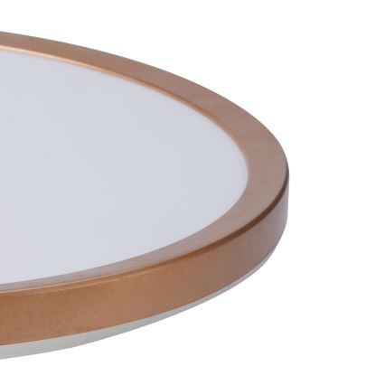 Brilagi - Oprawa sufitowa LED do łazienki ULTRA SLIM LED/24W/230V Ø 42 cm różowe złoto IP54