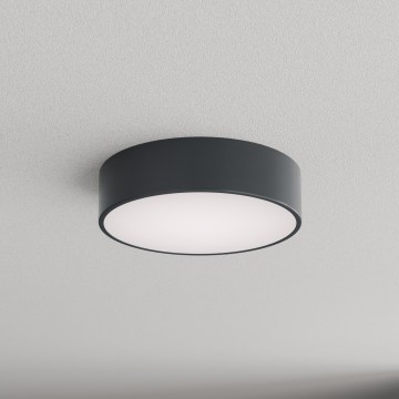 Brilagi - Plafon łazienkowy z czujnikiem ruchu i zmierzchu CLARE 2xE27/24W/230V Ø 30 cm antracyt IP54