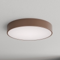 Brilagi - Plafon łazienkowy z czujnikiem ruchu i zmierzchu CLARE 4xE27/24W/230V Ø 50 cm brązowy IP54