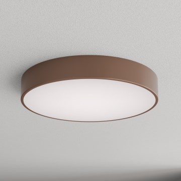 Brilagi - Plafon łazienkowy z czujnikiem ruchu i zmierzchu CLARE 4xE27/24W/230V Ø 50 cm brązowy IP54