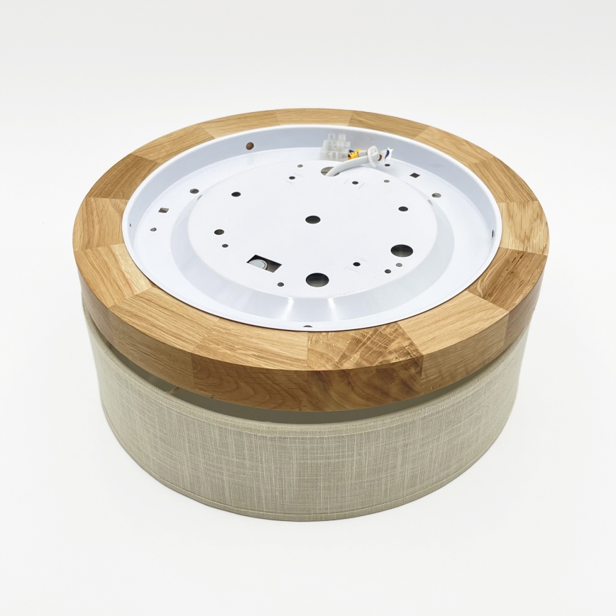 Brilagi - Plafon LED BELLADONNA LED/20W/230V śr. 30 cm kremowy/dąb