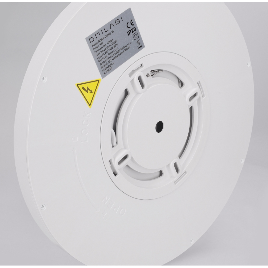 Brilagi - Lampa sufitowa LED ESTELA LED/18W/230V o średnicy 30 cm biała
