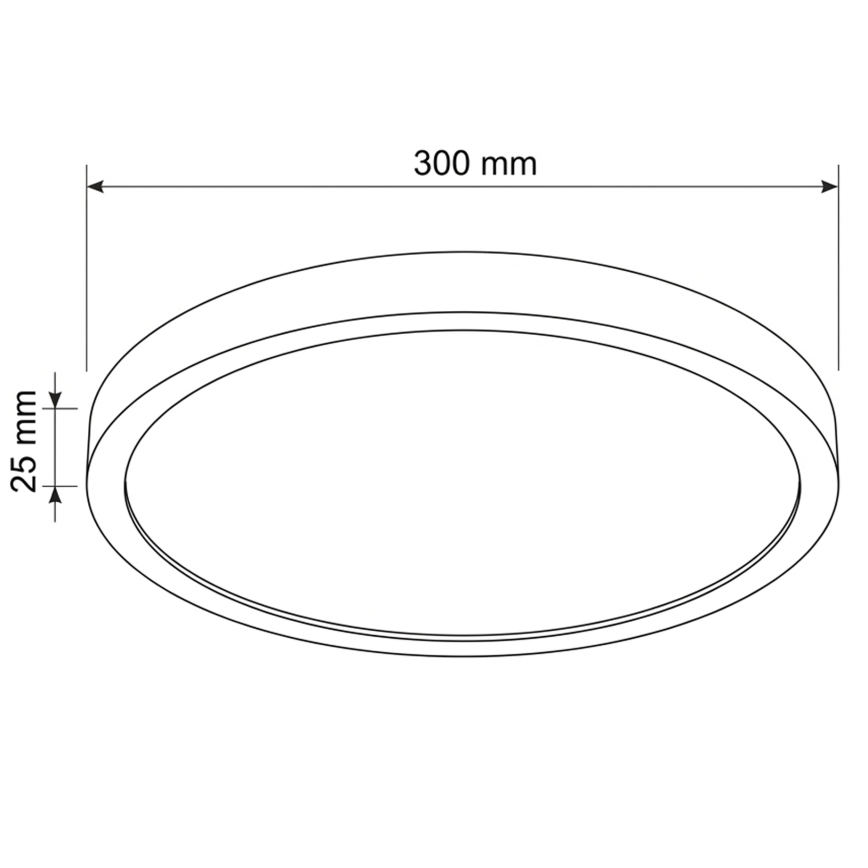 Brilagi - Lampa sufitowa LED ESTELA LED/18W/230V o średnicy 30 cm biała