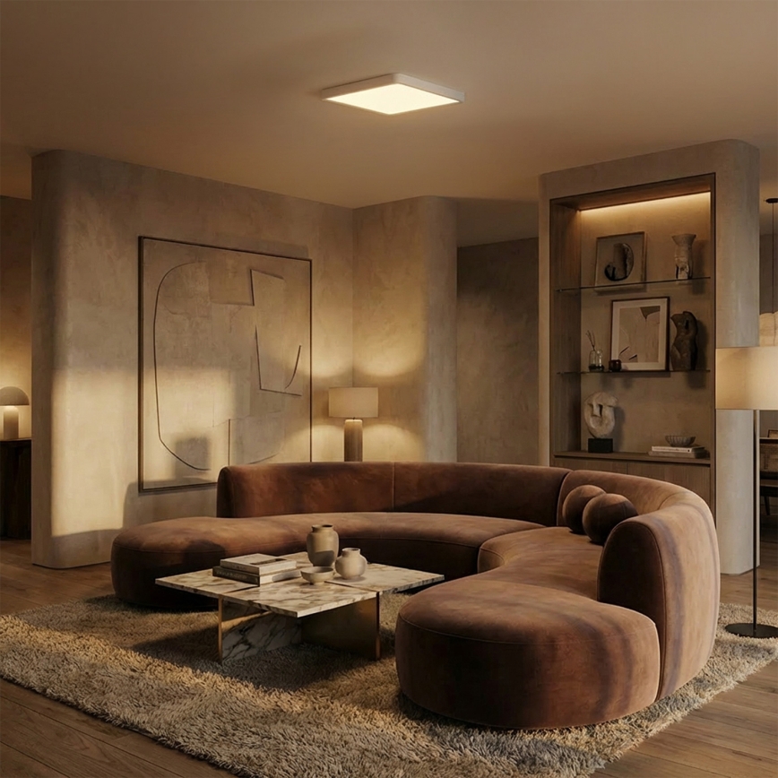 Brilagi - Plafon LED ESTELA SQUARE LED/24W/230V 31x31 cm biały