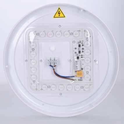 Brilagi - LED lampa sufitowa FLOCO LED/24W/230V śr. 30 cm dekor drewna/biały