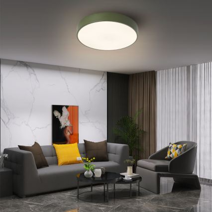 Brilagi - Plafon sufitowy POOL LED/36W/230V 3000/4000/6000K śr. 30 cm zielony