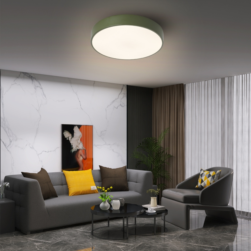 Brilagi - Plafon sufitowy POOL LED/36W/230V 3000/4000/6000K śr. 30 cm zielony