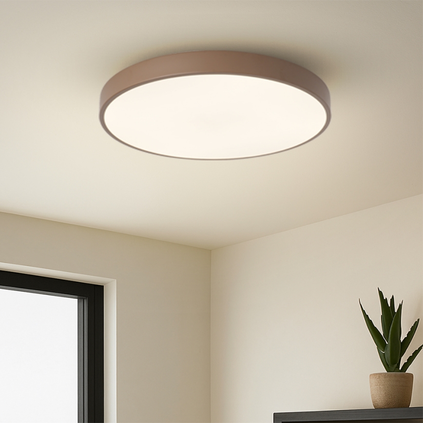Brilagi - Oprawa sufitowa LED POOL LED/60W/230V 3000/4000/6000K śr. 50 cm brązowa