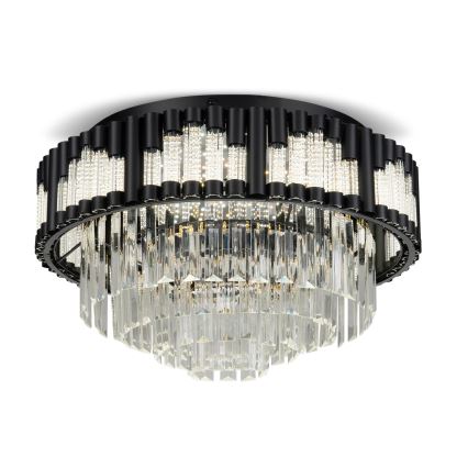 BRILAGI - ściemnialna oprawa sufitowa LED CROWN LED/41W/230V 3000-6000K śr. 48 cm czarna + pilot zdalnego sterowania