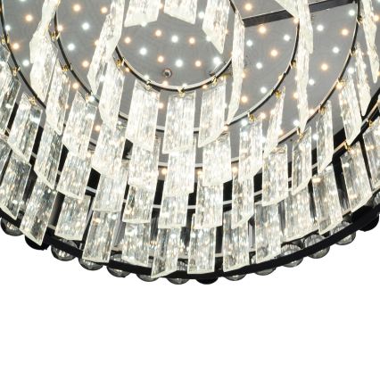 BRILAGI - ściemnialna oprawa sufitowa LED CROWN LED/41W/230V 3000-6000K śr. 48 cm czarna + pilot zdalnego sterowania