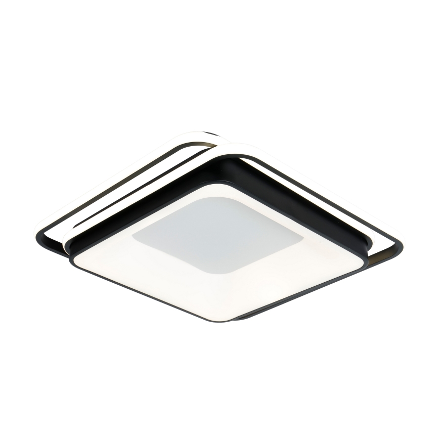 Brilagi - LED Ściemnialna lampa sufitowa FLARE LED/102W/230V 3000-6000K 50x50 cm czarna + pilot zdalnego sterowania
