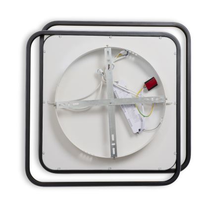 BRILAGI - LED Ściemnialna lampa sufitowa FLARE LED/102W/230V 3000-6000K 50x50 cm czarna + pilot zdalnego sterowania
