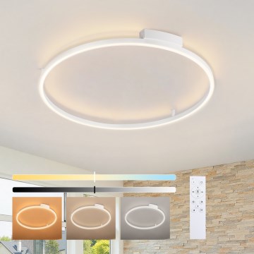 Brilagi - Plafon LED ściemnialny PORTOFINO LED/60W/230V 3000-6000K śr. 80 cm biały + pilot zdalnego sterowania