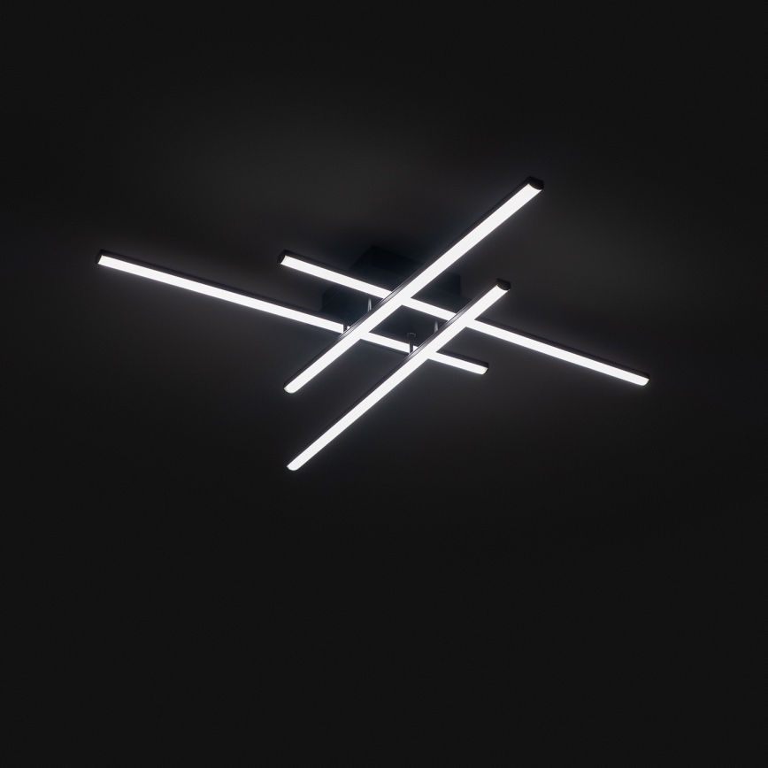 Brilagi - Lampa sufitowa STRIPES LED/37W/230V 68x68 cm czarna