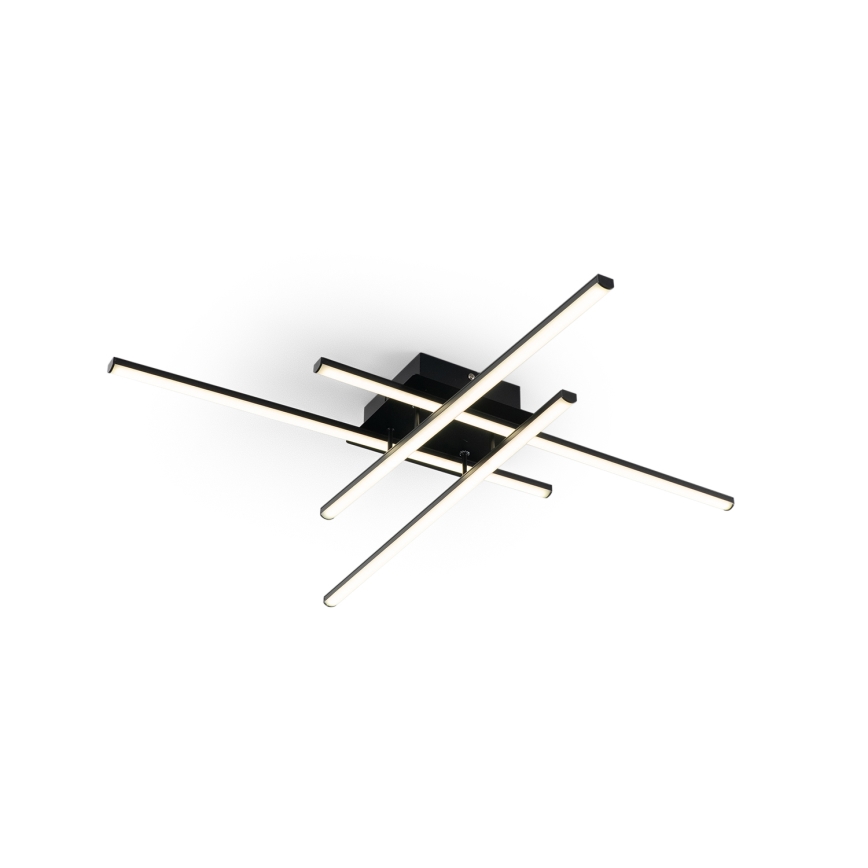 Brilagi - Lampa sufitowa STRIPES LED/37W/230V 68x68 cm czarna