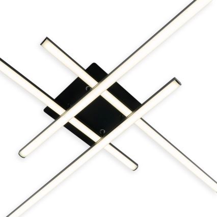 Brilagi - Lampa sufitowa STRIPES LED/37W/230V 68x68 cm czarna