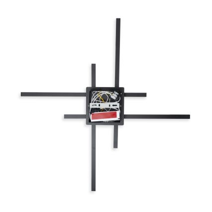 Brilagi - Lampa sufitowa STRIPES LED/37W/230V 68x68 cm czarna