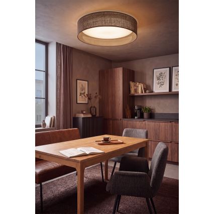 Brilagi - Plafon LED VELVET SIMPLE LED/36W/230V 3000K śr. 55 cm brązowy