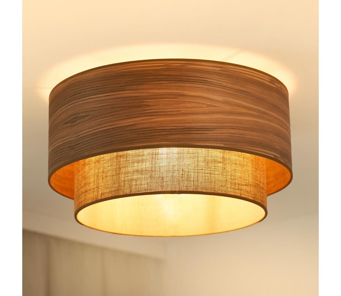 Brilagi - Plafon MONTANA BOHO 1xE27/15W/230V śr. 45 cm brązowy