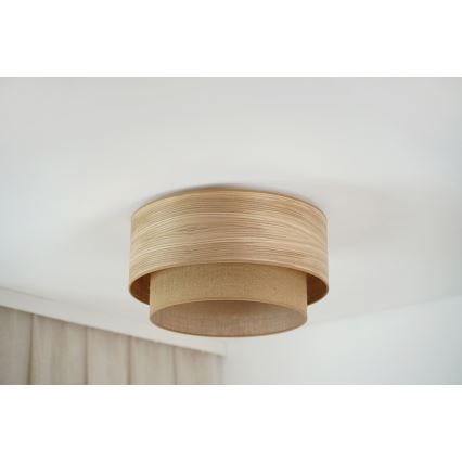 Brilagi - Plafon MONTANA BOHO 1xE27/15W/230V śr. 45 cm brązowy