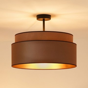Brilagi - Plafon OREGON VEGE 1xE27/15W/230V śr. 45 cm brązowy