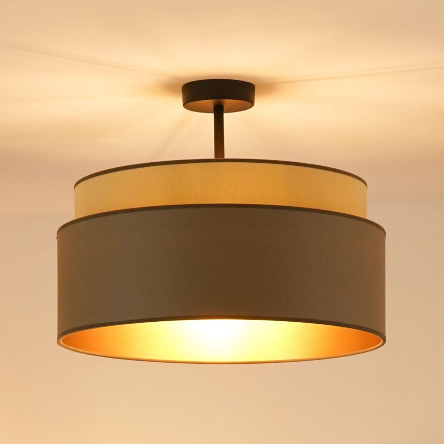 Brilagi - Plafon OREGON VEGE 1xE27/15W/230V śr. 45 cm szary