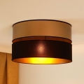 BRILAGI - Plafon ROYAL 1xE27/15W/230V śr. 40 cm czarny/złoty