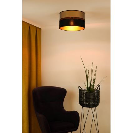 Brilagi - Plafon ROYAL 1xE27/15W/230V śr. 40 cm czarny/złoty
