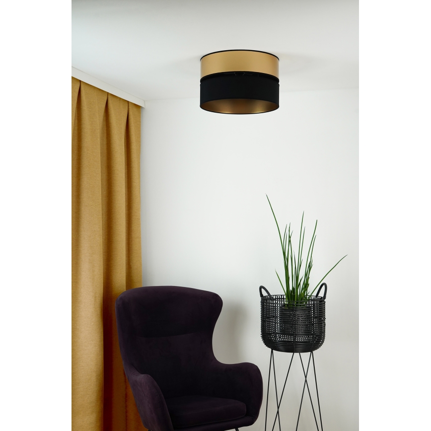 Brilagi - Plafon ROYAL 1xE27/15W/230V śr. 40 cm czarny/złoty