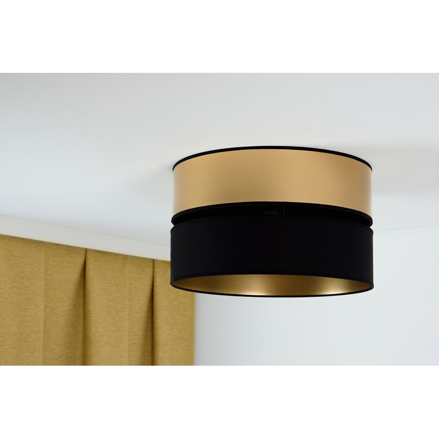 Brilagi - Plafon ROYAL 1xE27/15W/230V śr. 40 cm czarny/złoty
