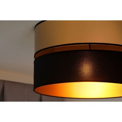 Brilagi - Plafon ROYAL 1xE27/15W/230V śr. 40 cm czarny/złoty