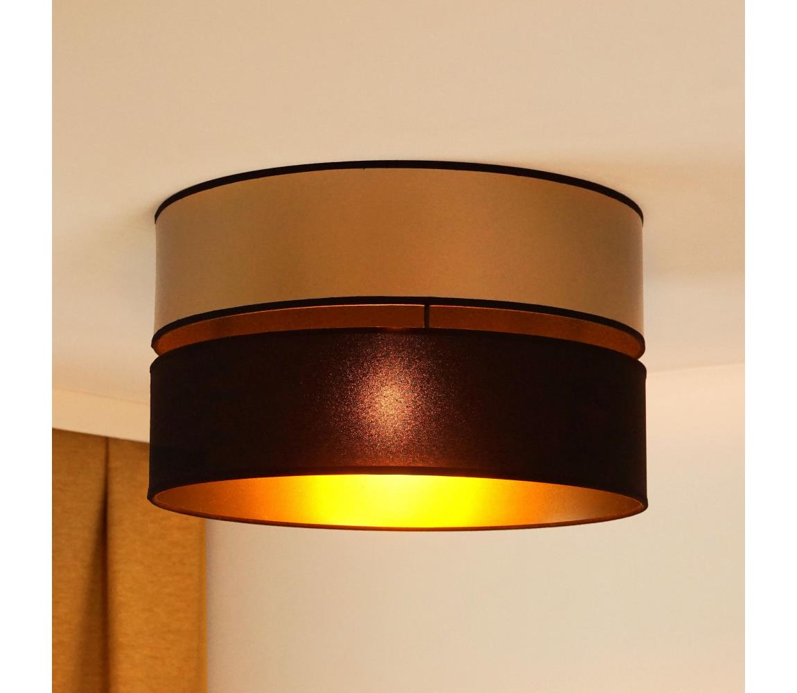 Brilagi - Plafon ROYAL 1xE27/15W/230V śr. 40 cm czarny/złoty
