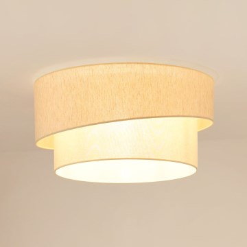 Brilagi - Plafon SHINE 1xE27/15W/230V śr. 50 cm kremowy