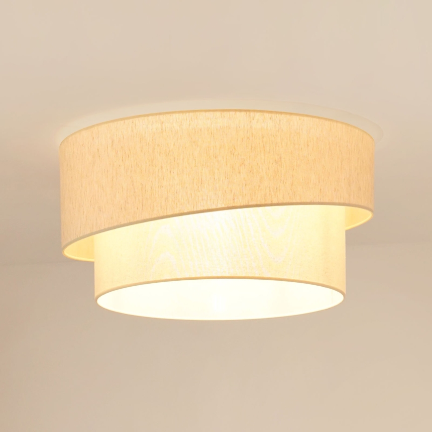 Brilagi - Plafon SHINE 1xE27/15W/230V śr. 50 cm kremowy