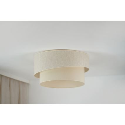 Brilagi - Plafon SHINE 1xE27/15W/230V śr. 50 cm kremowy